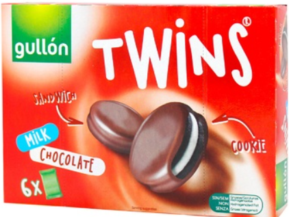 Gullón Twins Milk Chocolate Coated
